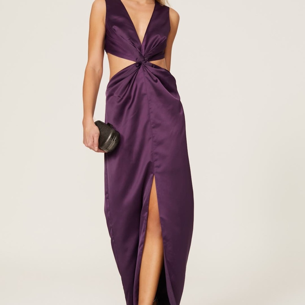 ONE33 Social Purple Cutout Dress 8